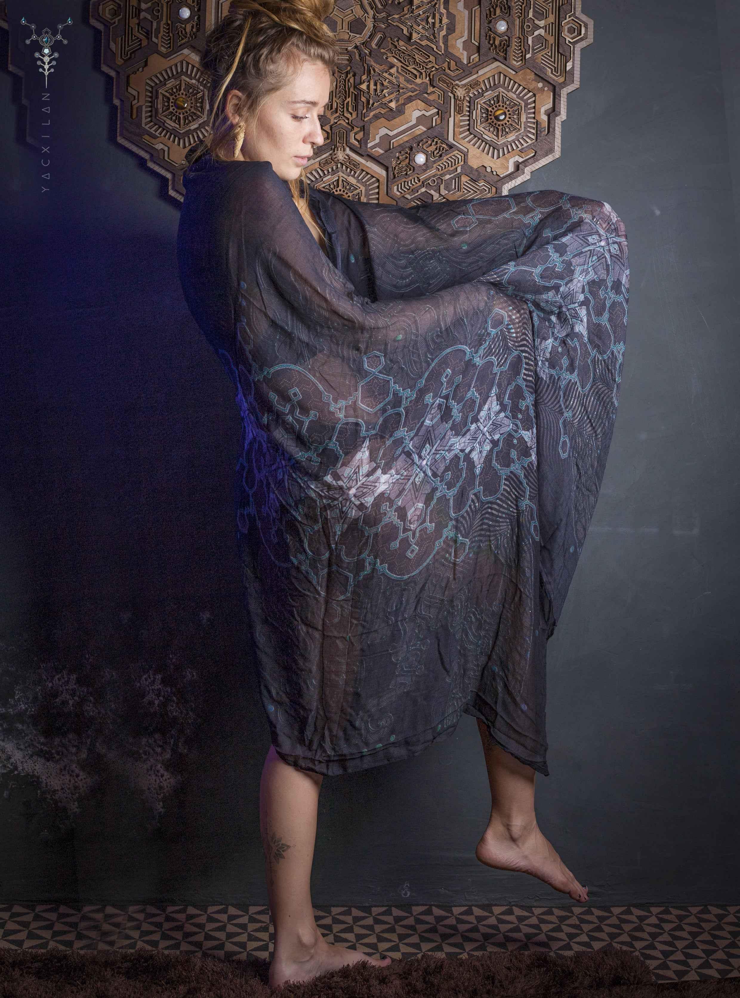 Scarf / Pareo Bamboo - THUNDERSPINE Yacxilan Artwear